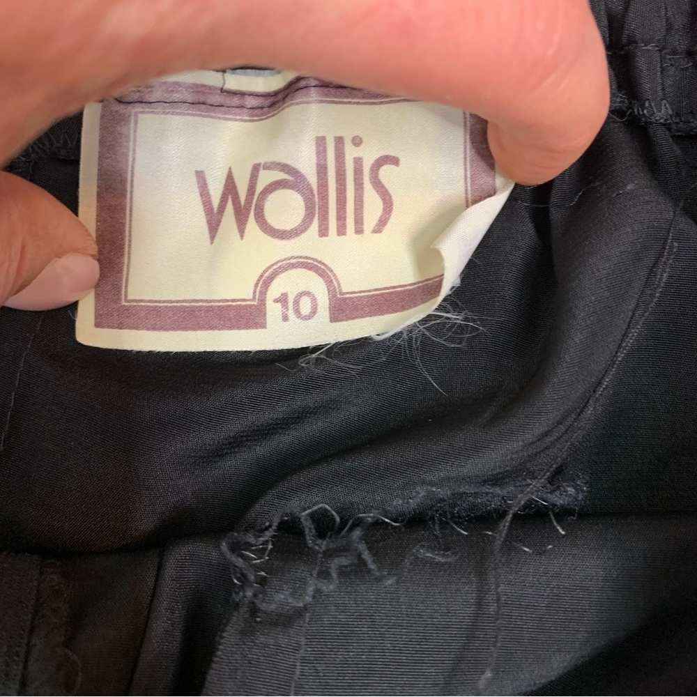 Vintage Wallis Black Slouchy Silky Joggers G320 - Picture 7 of 10
